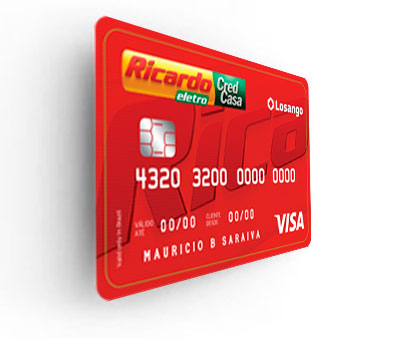 Solicitar cartão de crédito Ricardo Eletro