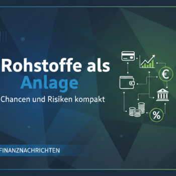 Rohstoffe als Anlage: Chancen und Risiken kompakt